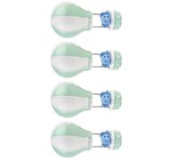 Toyvian Lot de 4 Décorations de Gâteaux Éléphant en Résine Verte Motif Montgolfière Réutilisables et Légères pour Anniversaire Garçon et Filles et Décorations de Bureau et Créative