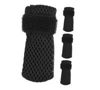 Toyvian Lot de 4 Moufles Antigriffures pour Chaton en Tissu Doux, Taille S, Noir, Protection Griffes pour Administration Remède et Soins, Accessoires Toilettage Chats