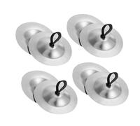 Toyvian Lot de 4 paires de cymbales à doigts pour danse du ventre, instrument de musique à main en laiton pour danse du ventre