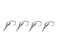 Toyvian Lot De 4 Pinces De Pêche Coupe-Fil Ciseaux Accessoires Pinces À Poisson Outil Professionnel Portable Matériel De Pêche Camouflage en Acier Inoxydable