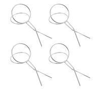 Toyvian Lot de 4 Pinces Porte-balles de Golf en Acier Inoxydable, Outil de Récupération et Ramassage Rapide pour Entraînement, Matchs et Tournois, Fixation Compatible Putter,