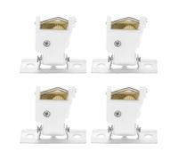 Toyvian Lot de 4 Verrous de Poulie pour Store Romain en Métal et Polyester, Accessoires de Blocage de Cordon pour Rideaux, Adaptés aux Appartements, Bureaux et Studios, Installation