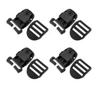 Toyvian Lot de 4 Verrous pour Couverture de Spa en Plastique Robuste Kit de Réparation de Loquet Sangles à Boucle Accessoires Universels pour Remplacement Clips Couverture Piscine