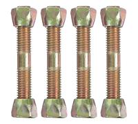 Toyvian Lot de 4 vis pour roulement de Chaise à Bascule, vis pour balançoire de hamac, pièce de Connexion pour roulement de Chaise à Bascule, raccords de Connexion pour Meubles