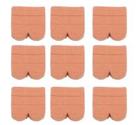 Toyvian Lot de 40 Briques Miniatures en Pierre à l'échelle 1:16, Mini Briques artificielles réalistes à Faire soi-même, pour décoration de Maison de poupée, Artisanat Fait à la Main,