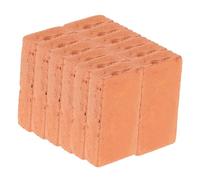 Toyvian Lot de 40 Briques Miniatures pour Sol De Maison De Poupée Briques Rouges Cuites pour Travaux Manuels Mur en Pierre Miniature