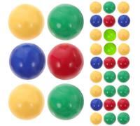 Toyvian Lot de 48 Billes Solides de 25 MM en Plastique Coloré pour Jeux Éducatifs Fournitures Pédagogiques Jouets de Balle Sûrs et Solide pour Garçon et Filles