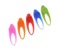 Toyvian Lot de 5 Pendentifs LED en Silicone pour Chien Lumière de Sécurité, Design Os, Taille 8x2,5x0,5cm, pour Jogging et Promenades Nocturnes
