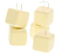 Toyvian Lot de 5 Pierres à Mâcher pour Hamsters Lapins Cochons D’Inde et Chinchillas - Blocs Molaires Carrés Enrichis en Calcium Matériau Naturel sans Odeur Jouets à Mâcher pour