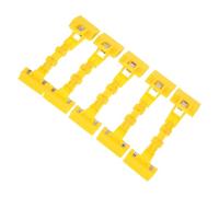 Toyvian Lot de 5 Pinces à Dessin à Double Tête en Plastique, Clips Fixation Multifonctions pour Tableaux à Dessin, Porte-Photos et Croquis, pour Artistes et Usage Bureau, Couleur