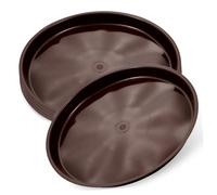 Toyvian Lot De 5 Plateaux Ronds pour Pots De Fleurs en Plastique, Diamètre 26 Cm, Soucoupes pour Pots D’intérieur ’extérieur, Récupérateur D’Eau Bord Surélevé, Support pour Plantes De Jardin