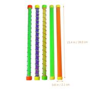 Toyvian Lot de 5 Tubes Sonores Fantaisie 39 Cm Jouets Amusants et Blagues pour Garçon et Filles Tubes Acoustiques Colorés de Fête et Présent D’Anniversaire Faiseurs de Couleur Aléatoire