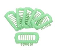 Toyvian Lot de 6 Barrettes à Pression pour Chiens et Chats Accessoires Coiffure Animaux en Plastique Vert Pomme Pinces Décoratives pour Toilettage et Maintien du Pelage Adaptées Petits