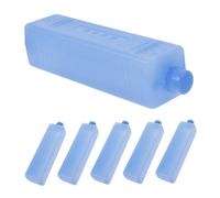 Toyvian Lot de 6 Blocs Réfrigérants pour Ventilateur Portable, Pack de Congélation Compact en Plastique Solide, Taille Petite, Bleu, pour Camping, Pique-niques et Conservation
