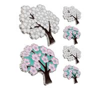 Toyvian Lot de 6 Broches en Métal Alliage à Motif Fleur de Cerisier, Épingles à Robe et Badges Décoratifs pour Pull, Costume, Paquet à Dos - Bijoux Broche de Fleur pour Mariage et Soirée