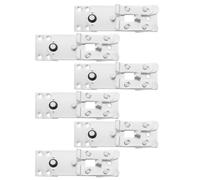 Toyvian Lot de 6 connecteurs pour canapé d'angle - Clips Crocodiles métalliques réglables avec vis pour canapé modulaire - Maintiennent Les éléments du assemblés