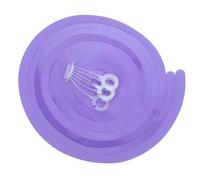 Toyvian Lot de 6 Décorations Spirales Suspendues en Plastique Tourbillons Décoratifs Longs Mauve Macaron pour Fête d'anniversaire Mariage et Décoration de Plafond Festive