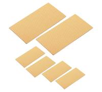 Toyvian Lot de 6 Entretoises Dorées pour Capot de Micro Double Bobinage, Accessoires en Plastique pour Remplacement et Réparation, Compatibles Guitares Électriques et Basses, Pièces