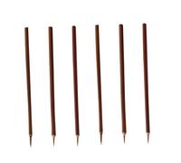 Toyvian Lot de 6 Pinceaux de Précision pour Dessin au Trait Aquarelle et Calligraphie Tailles Grandes Moyennes et Petites Adaptés aux Étudiants et Artistes en Peinture