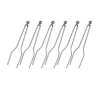 Toyvian Lot de 6 Pointes de Pyrogravure en Nickel-Chrome 22 MM Rondes pour Stylo Électrique Kit de Pointes pour Gravure sur Bois Accessoires pour Loisirs Créatifs et Projets Artistiques