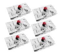 Toyvian Lot de 6 Sachets d'alcool Réutilisables 2l avec Valve à Charnière, Légers et Polyvalents, pour Fêtes et Conservation du Vin en Voyage