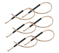 Toyvian Lot De 6 Sets De Cordes D’allumage pour Feu De Camping Multifonction, Corde en Chanvre Cirée à La Cire D’Abeille, Feu De Survie Portable pour Randonnée Et Barbecue Extérieur