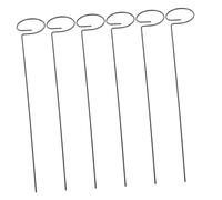 Toyvian Lot De 6 Supports pour Plantes en Treillis Ondulé pour Pots De Fleurs Plantes Grimpantes Hautes Treillis pour Pots Tuteur pour Plantes D'Intérieur Support Rond pour