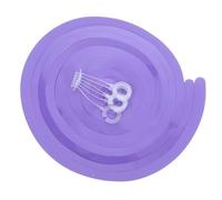 Toyvian Lot de 6 Suspensions Spirales en Plastique 70 CM Couleur Macaron Violet Décorations Suspendues pour Mariage Anniversaire et Fêtes Kit Décoration de Plafond Tourbillonnante