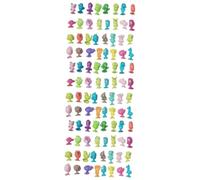 Toyvian Lot de 72 Jouets d'animaux pour Enfants - Jouet à - Figurine de Monstre pour Tout-Petits - Mini Figurine de Table pour Chambre d'enfant - Jouet féerique - Statue de bébé - Caricature