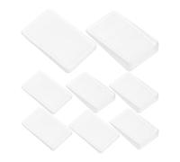 Toyvian Lot de 8 Cales de Meubles en Caoutchouc Antidérapant 4 Grandes 4 Petites Pieds de Nivellement pour Meubles Stabilisateurs de Table et Entretoises Ajustables pour Armoires