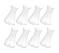 Toyvian Lot de 8 Fioles Coniques en Pp de 50ml pour Laboratoire, Flacons D'expérience Faciles à Agiter et Empêchant les Éclaboussures, Usage Expérimental