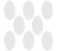 Toyvian Lot de 8 Fonds de Paquet en Acrylique Transparent 2 MM Épaisseur Forme Ronde 18 CM Diamètre Support Stable pour Crochet et Loisirs Créatifs Base Rigide pour Paquet à Main