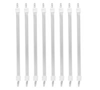 Toyvian Lot de 8 Tubes Chauffants Infrarouges en Quartz 26 CM Éléments Chauffants Céramique pour Chauffage D’Appoint Tubes de Remplacement pour Radiateurs Électriques et Poêles à Quartz
