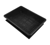 Toyvian Lot de Plateaux De Germination Rectangulaires Plastique Bac à Plantes Intérieur Pot De Fleurs Plateau De Plantation De Légumes Conteneur De Plantation Rectangulaire