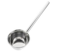 Toyvian Louche à Eau Acier Inoxydable avec Manche Long Allongé Haute Capacité pour Cuisine et Jardin Cuillère à Eau Polyvalente pour Humidifier Fleurs et Légumes