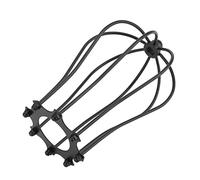 Toyvian Lustre Suspendu Rétro Américain Fer Forgé Noir Abat-jour Cage Vintage DIY pour Bar et Salon Décoration Style Campagne