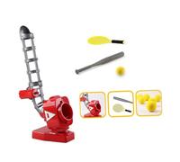 Toyvian Machine Automatique Lance-balles de Baseball Rouge Lanceur sans Batterie pour Entraînement Extérieur Améliore Coordination et Habileté Au Pratique Plastique Sûr