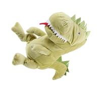 Toyvian Main Peluche Dinosaure Interactive pour Garçon Fille Éducatif Précoce Animal Peluche Bouche Mobile pour Histoires et Jeux