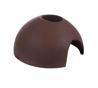 Toyvian Maison d'hébergement en céramique Aquarium Aquarium Accessoires d'aquarium Reproduction Argile Grotte Maison de crevettes Aquarium Refuge pour Poissons Coffee