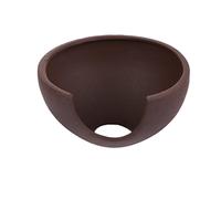 Toyvian Maison d'hébergement en céramique Ornements Grotte de Poisson Argile Accessoires d'aquarium décor Poissons d'aquarium nid de Poisson Peau de crevette Coffee