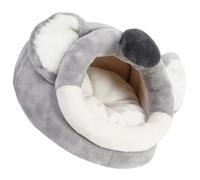 Toyvian Maison du Hamster en Flanelle Coton PP Chaud et Confortable, Lit Caverne Facile D'accès pour Petits Animaux et Cochons d'Inde, Décoration Intérieure
