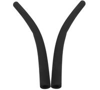 Toyvian Manchon pour Poignée de Poussette en Mousse Noire 2pcs Housse Protectrice Confortable pour Barre de Poussette Bébé