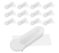 Toyvian Mangeoire à Oiseaux 50 pièces : mangeoire à Oiseaux en Plastique pour perroquets, mangeoire à Pouce pour Observer Le Niveau de Nourriture et se remplit Facilement.