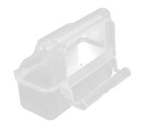 Toyvian Mangeoire Anti-réparti Oiseau Bol Dispositif d'alimentation pour perroquets gobelet Perroquet Contenant des Aliments pour Perroquet mangeoire pour Perroquet Plastique Transparent