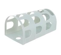 Toyvian Mangeoire de Clôture pour Lapins et Cochons d'Inde, Plastique Bleu Portable Surface Lisse, pour Cage, Grand Récipient Anti-gaspillage