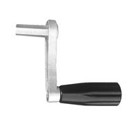 Toyvian Manivelle Manuelle en Métal Argenté Courte, Poignée de Rechange pour Séchoir à Linge à Balcon, Manivelle à 6 Dents Stable et Polyvalente pour Supports de Levage Manuel