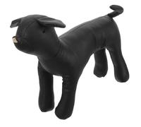 Toyvian Mannequin de Chien en Cuir PU Modèle Debout pour Vêtements de Chiens Présentoir Flexible et Solide pour Animalerie