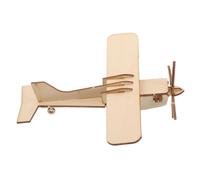 Toyvian Maquette Avion Bois à Peindre Kit de Construction DIY pour Garçon Fille et Adultes Puzzle Bois Précoupé à Facile Modèle Statique Artisanat Éducatif et Décoratif