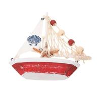 Toyvian Maquette de Voilier en Bois Rétro, Décoration Marine Élégante | Décor de Table pour Anniversaire, Effet Décoratif, Style Méditerranéen, Pièce Délicate, Bois