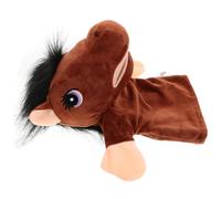 Toyvian Marionnette à Main en Peluche Animaux pour Garçon Et Filles 30 Cm Fonction Bouche Mobile Jouet Interactif pour Histoires Fête d'anniversaire